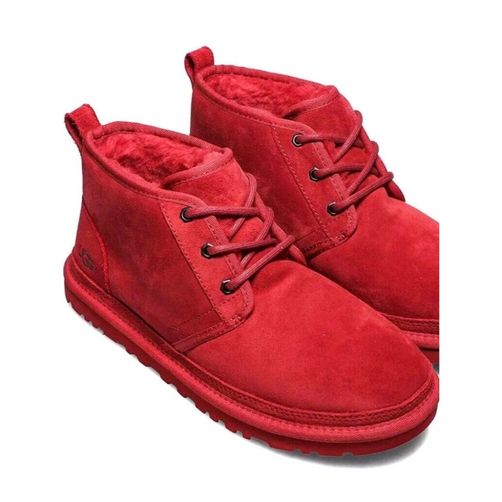 New UGG kids Neumel boots in Samba red